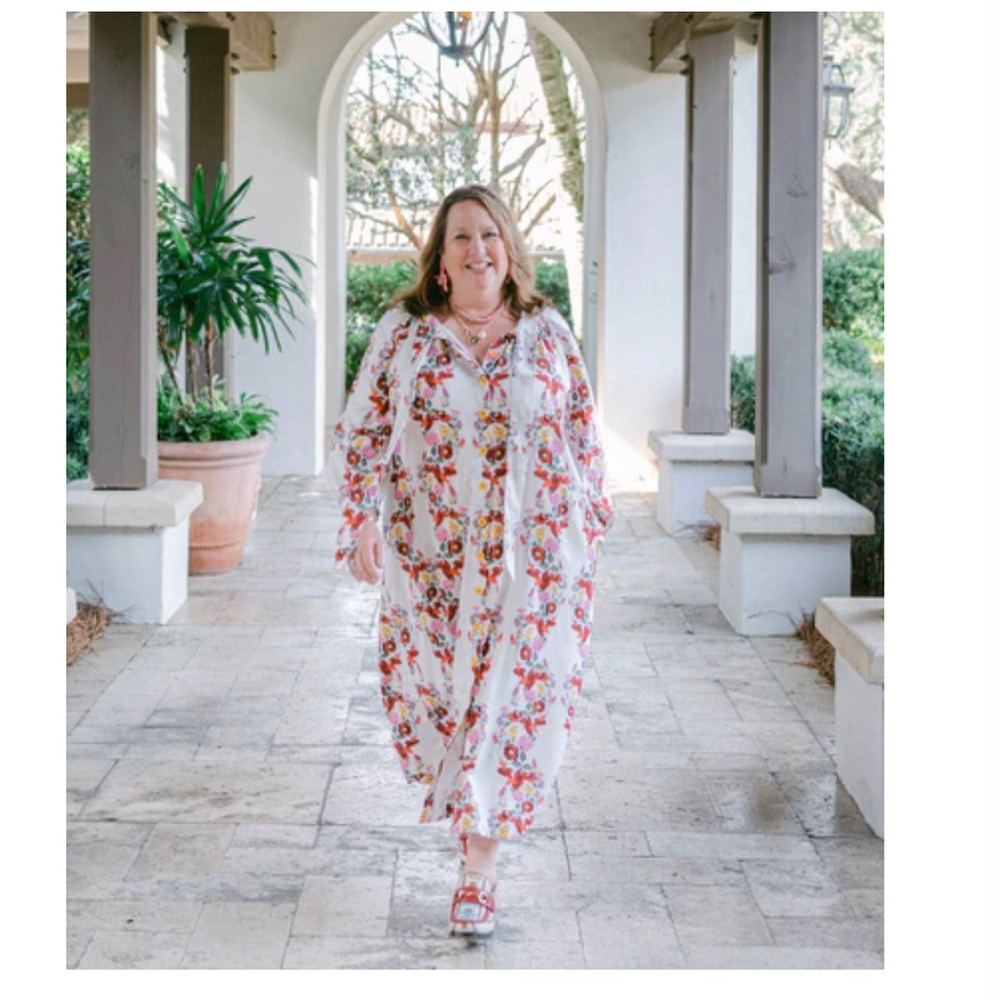 Buru x Southern Coterie - Floral Bow Housecoat